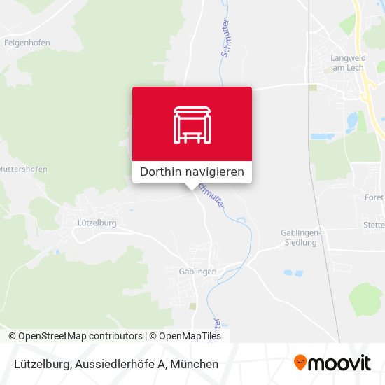 Lützelburg, Aussiedlerhöfe A Karte
