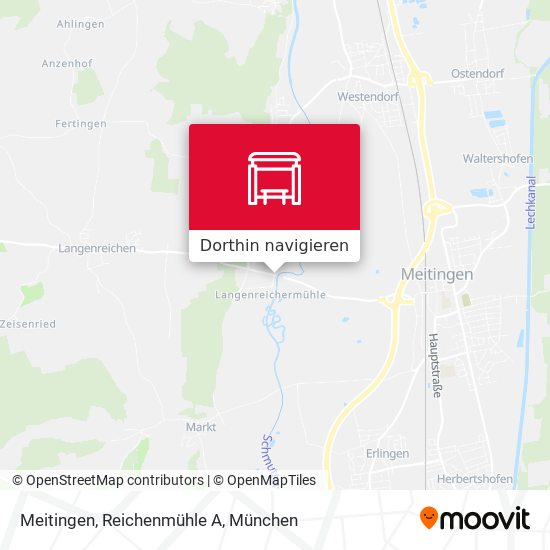 Meitingen, Reichenmühle A Karte