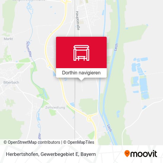 Herbertshofen, Gewerbegebiet E Karte