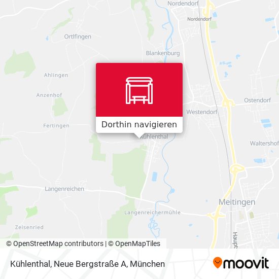 Kühlenthal, Neue Bergstraße A Karte