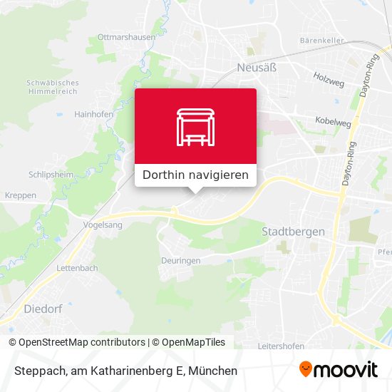 Steppach, am Katharinenberg E Karte