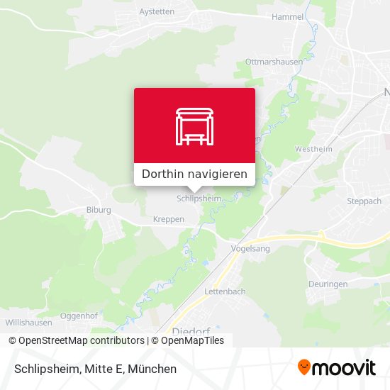 Schlipsheim, Mitte E Karte