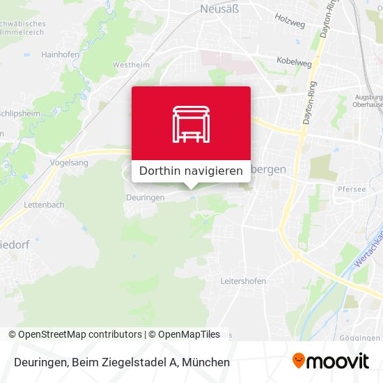 Deuringen, Beim Ziegelstadel A Karte