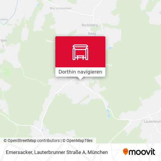 Emersacker, Lauterbrunner Straße A Karte