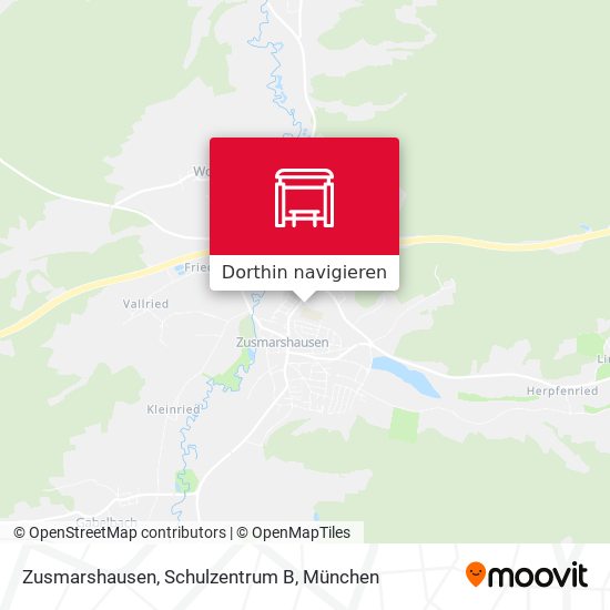 Zusmarshausen, Schulzentrum B Karte