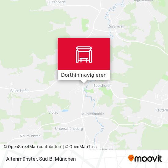 Altenmünster, Süd B Karte