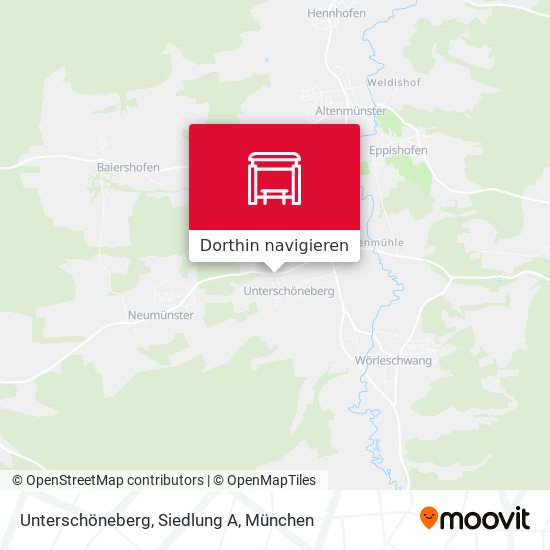 Unterschöneberg, Siedlung A Karte
