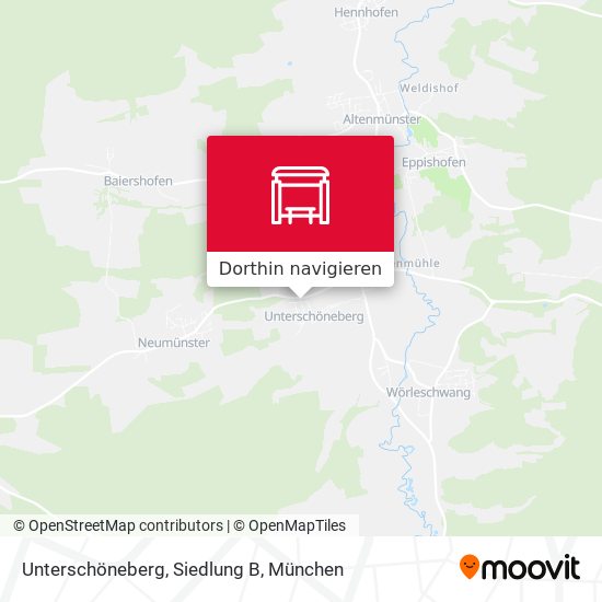 Unterschöneberg, Siedlung B Karte