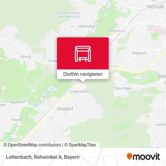 Lettenbach, Rehwinkel A Karte