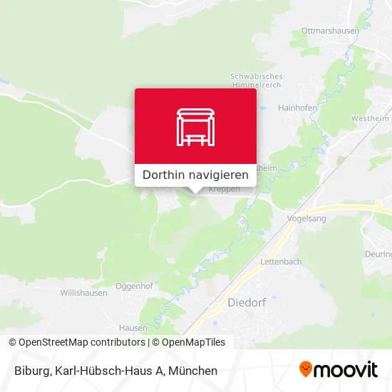 Biburg, Karl-Hübsch-Haus A Karte