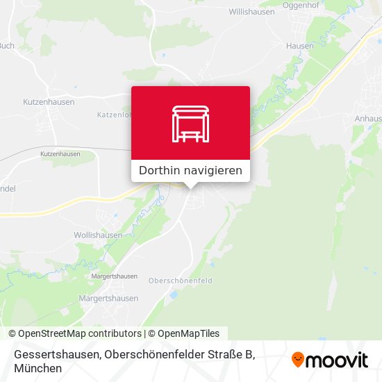 Gessertshausen, Oberschönenfelder Straße B Karte