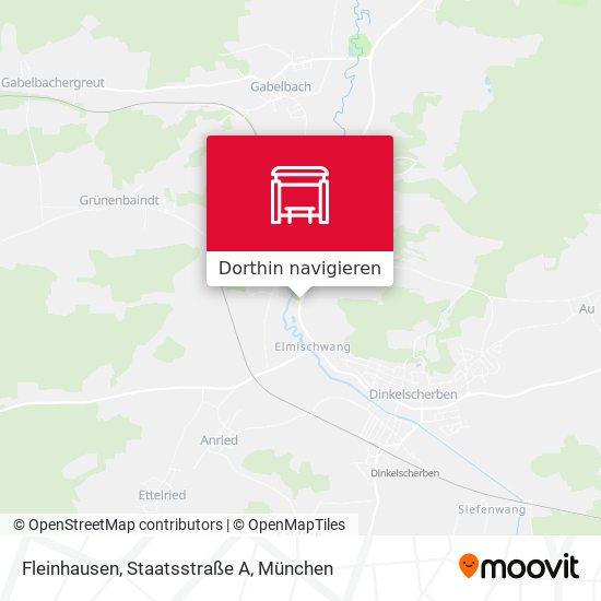 Fleinhausen, Staatsstraße A Karte