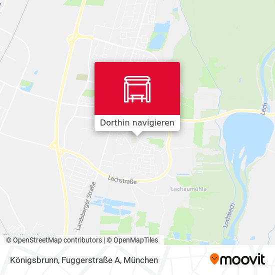 Königsbrunn, Fuggerstraße A Karte