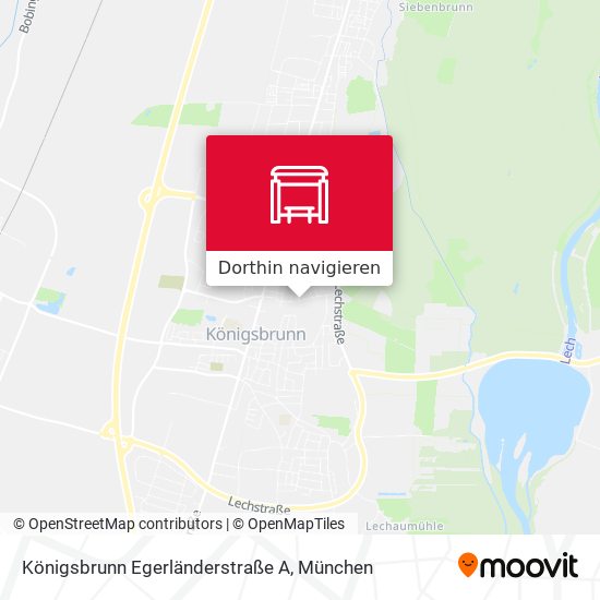 Königsbrunn Egerländerstraße A Karte
