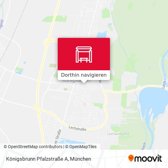 Königsbrunn Pfalzstraße A Karte