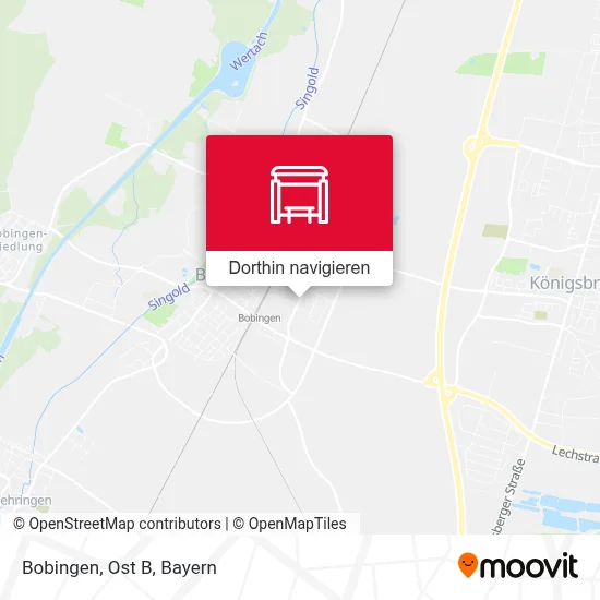 Bobingen, Ost B Karte