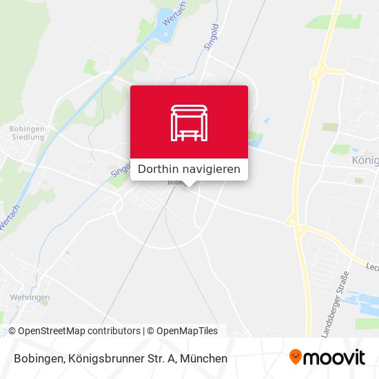 Bobingen, Königsbrunner Str. A Karte
