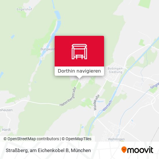 Straßberg, am Eichenkobel B Karte