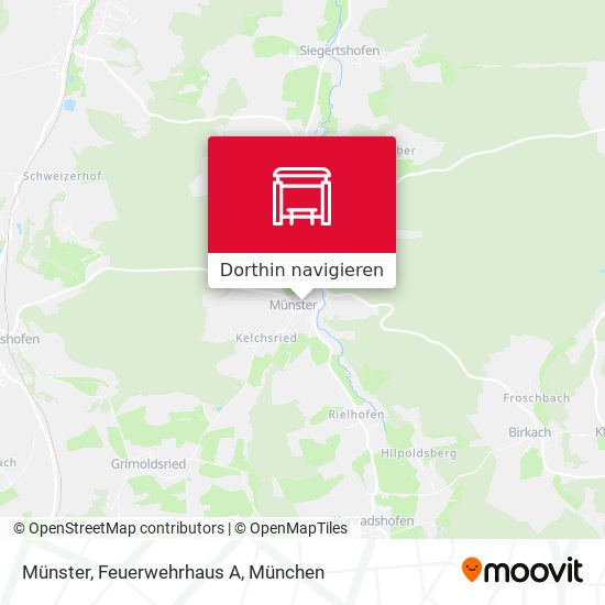 Münster, Feuerwehrhaus A Karte