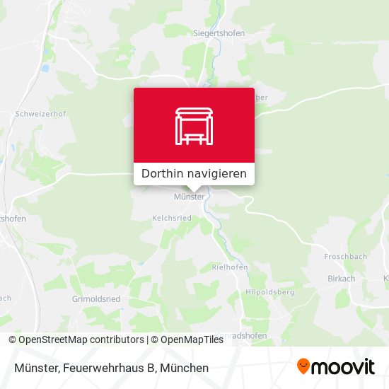 Münster, Feuerwehrhaus B Karte