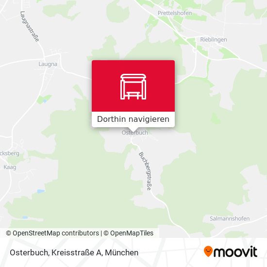 Osterbuch, Kreisstraße A Karte