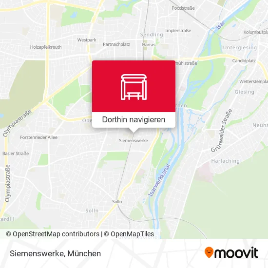 Siemenswerke Karte