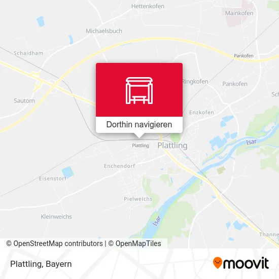 Plattling Karte