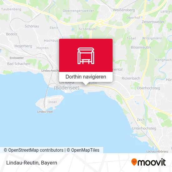 Lindau-Reutin Karte