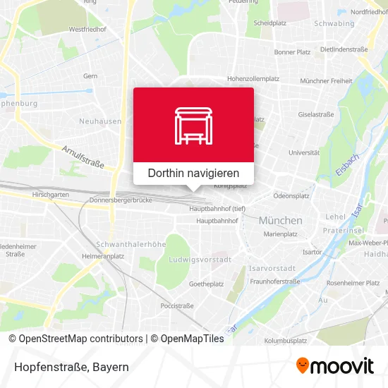 Hopfenstraße Karte
