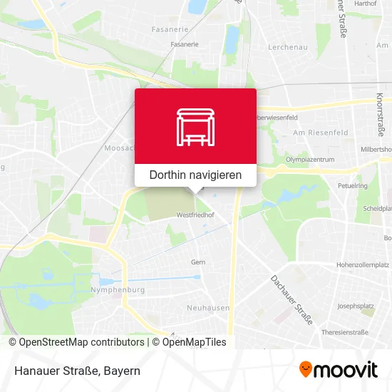 Hanauer Straße Karte