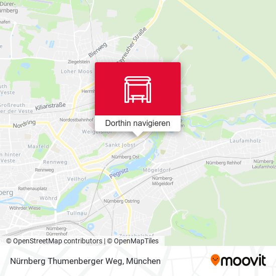 Nürnberg Thumenberger Weg Karte