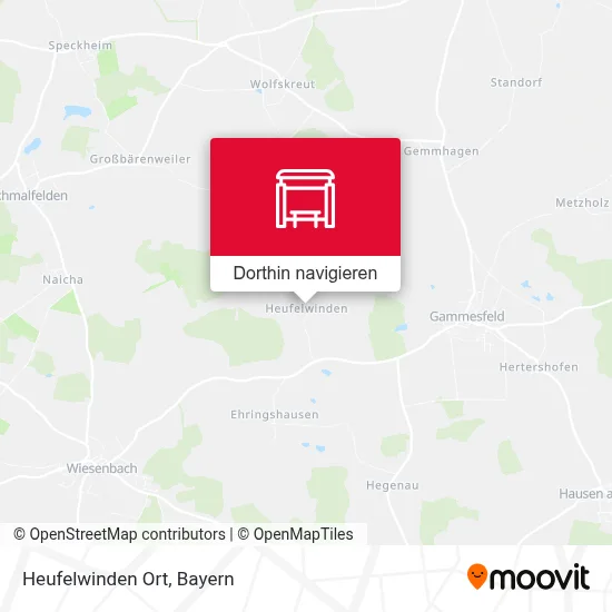 Heufelwinden Ort Karte
