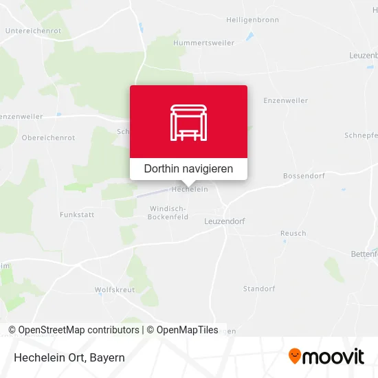 Hechelein Ort Karte
