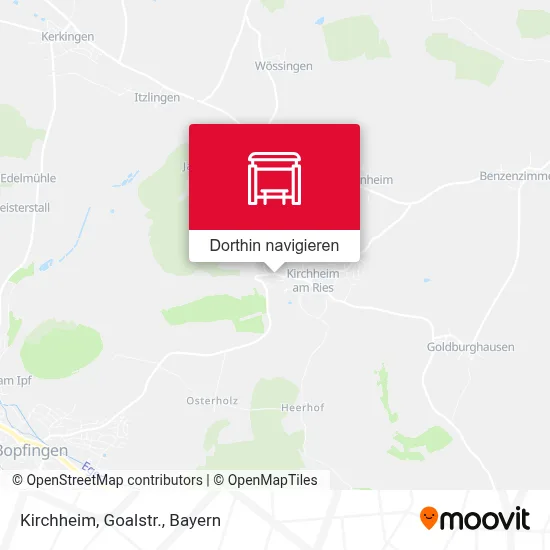 Kirchheim, Goalstr. Karte