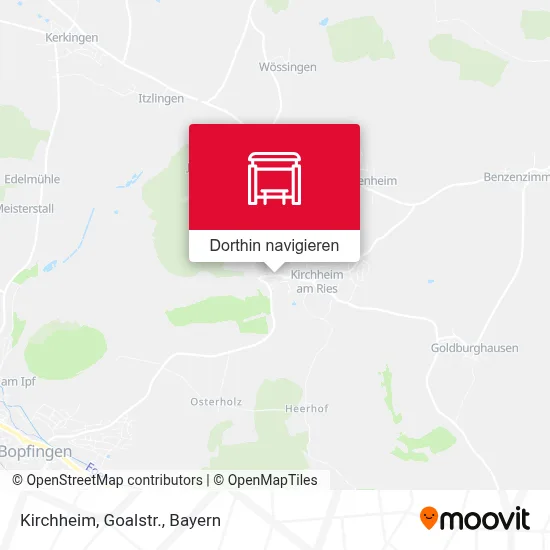 Kirchheim, Goalstr. Karte