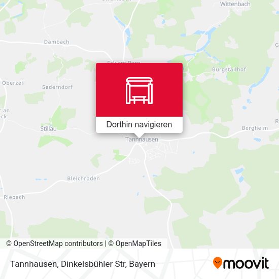 Tannhausen, Dinkelsbühler Str Karte
