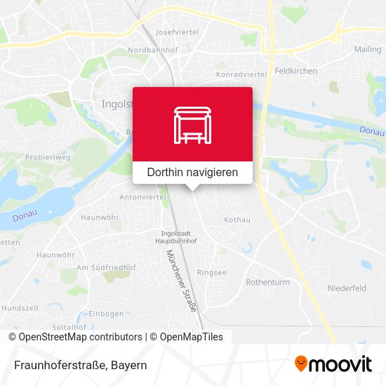 Fraunhoferstraße Karte