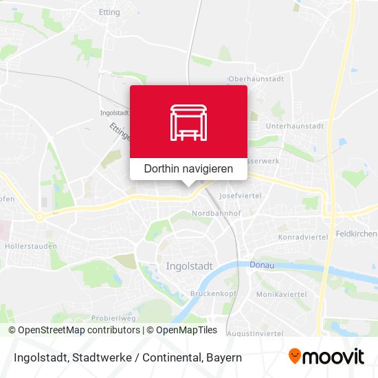 Ingolstadt, Stadtwerke / Continental Karte