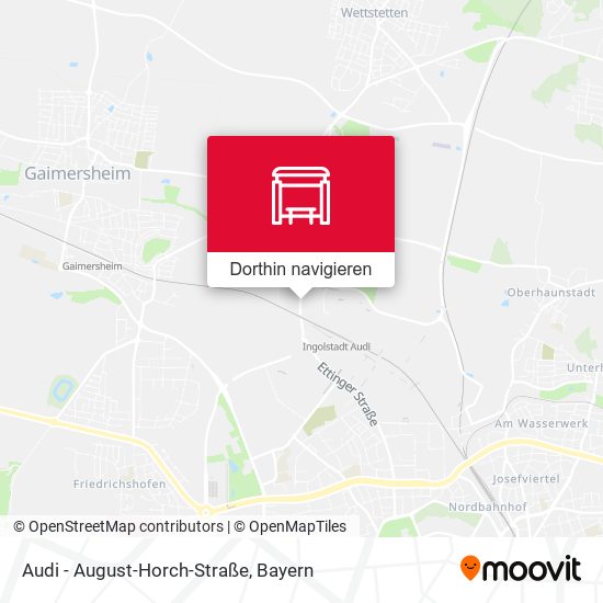 Audi - August-Horch-Straße Karte