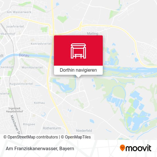 Am Franziskanerwasser Karte
