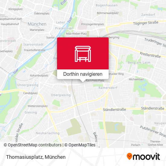 Thomasiusplatz Karte