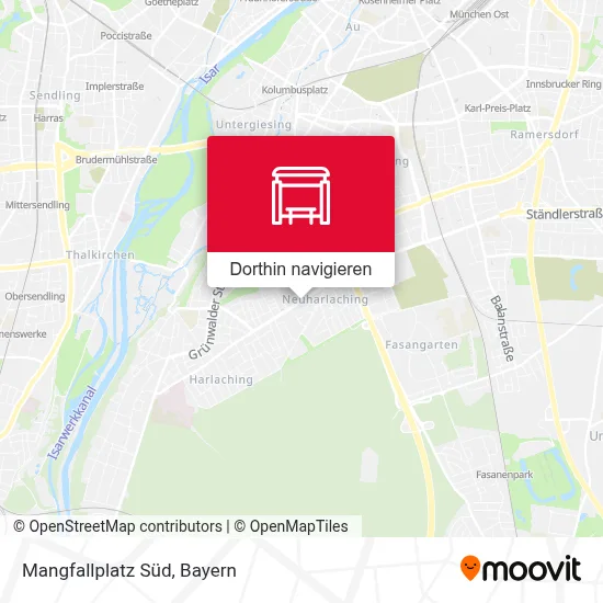Mangfallplatz Süd Karte