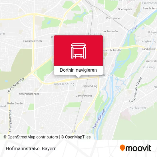Hofmannstraße Karte