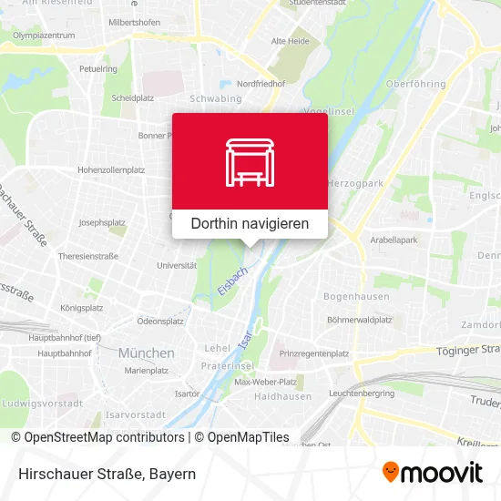 Hirschauer Straße Karte