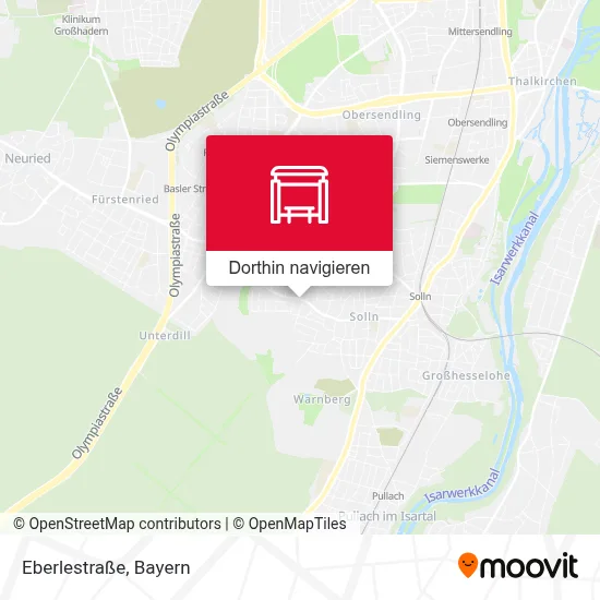 Eberlestraße Karte