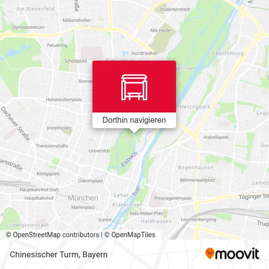 Chinesischer Turm Karte