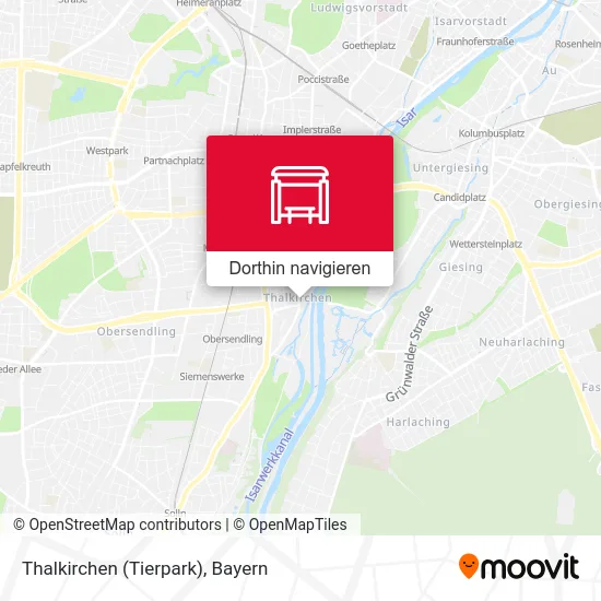 Thalkirchen (Tierpark) Karte