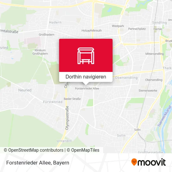 Forstenrieder Allee Karte