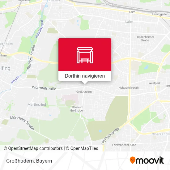 Großhadern Karte
