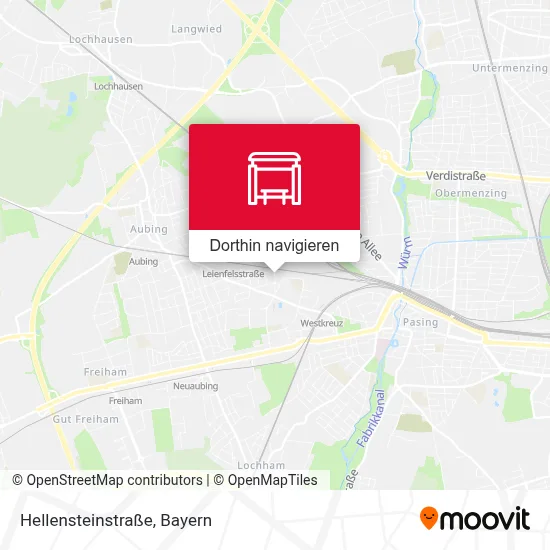 Hellensteinstraße Karte